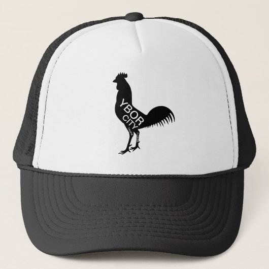 Ybor City Rooster (Tampere, FL) Trucker Pet (Voorkant)