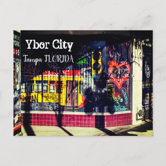 Ybor City, Tampa FLORIDA Briefkaart (Voorkant)