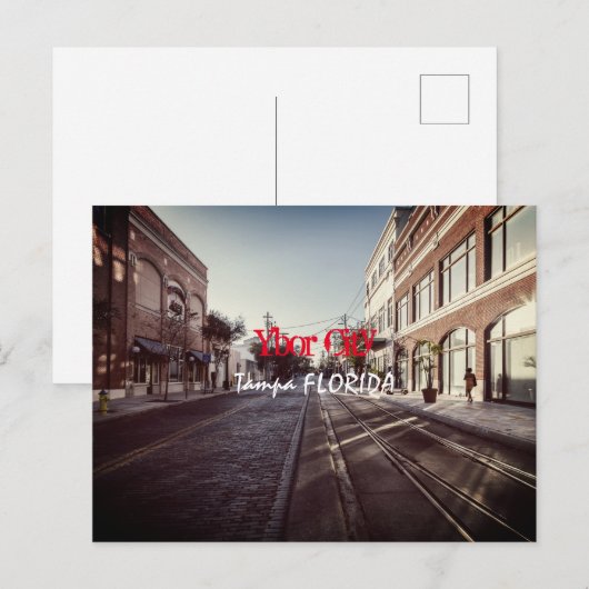 Ybor City, Tampa FLORIDA Briefkaart (Voorkant / Achterkant)