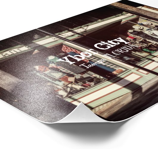 Ybor City, Tampa FLORIDA Foto Afdruk (Hoek)