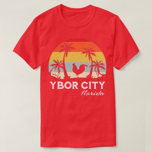Ybor City Tampa Florida Kip Lover Souvenir T-shirt (Design voorkant)