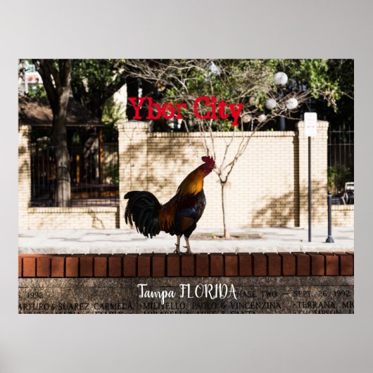 Ybor City, Tampa FLORIDA Poster (Voorkant)