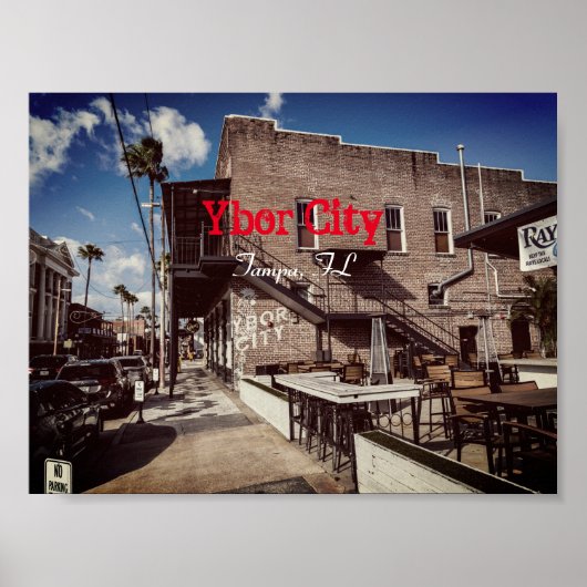 Ybor City, Tampa FLORIDA Poster (Voorkant)