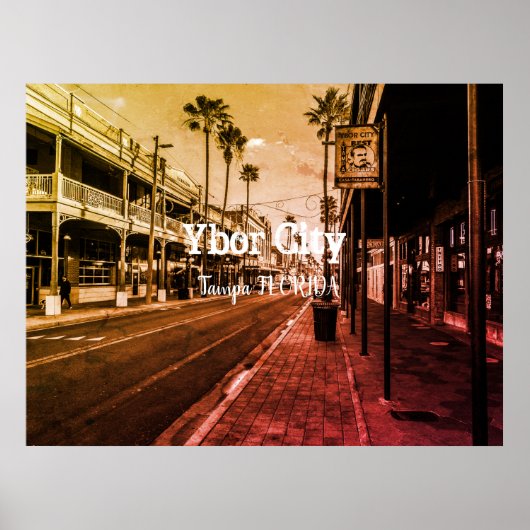 Ybor City, Tampa FLORIDA Poster (Voorkant)