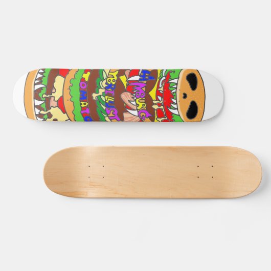 YBRburger Persoonlijk Skateboard (Horizontaal)