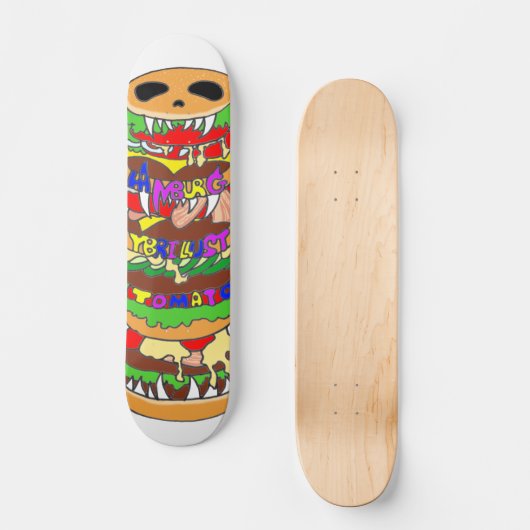 YBRburger Persoonlijk Skateboard (Voorkant)