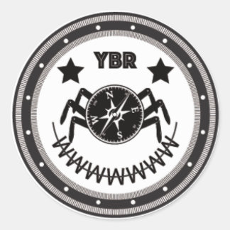 YBRclown Ronde Sticker