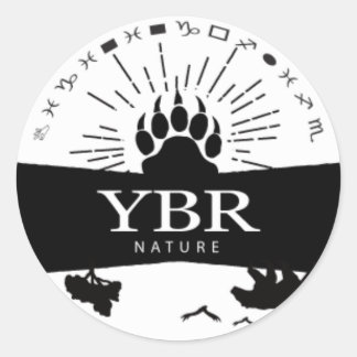 YBRnature_sticker Ronde Sticker