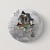 YBsamurai缶バッヂ Ronde Button 5,7 Cm (Voorkant)