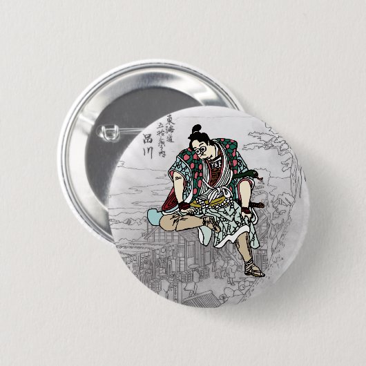 YBsamurai缶バッヂ Ronde Button 5,7 Cm (Voorkant /achterkant)