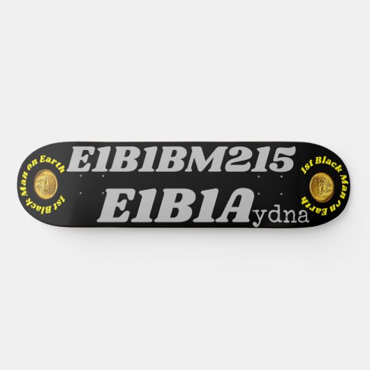 YDNA 1ST ZWART MAN JMT 8 1/4" Skateboard Deck (Horizontaal)