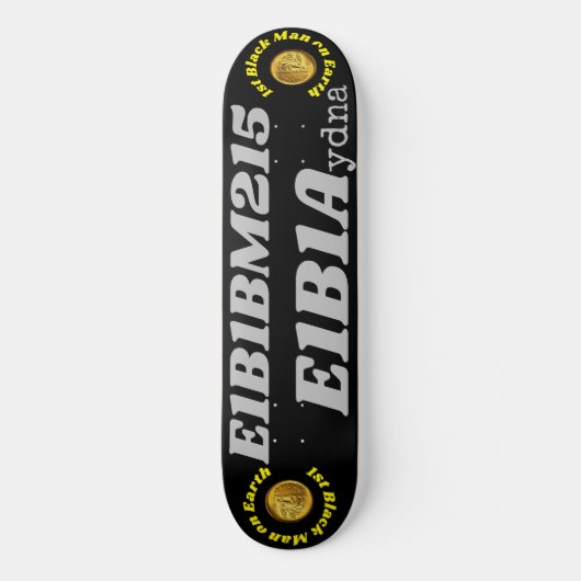 YDNA 1STE ZWARTE MAN JMT 8 1/4" Skateboarddek Persoonlijk Skateboard (Voorkant)