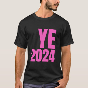 YE2024 Ye 2024 Y2K President Verkiezing Stempremie T-shirt