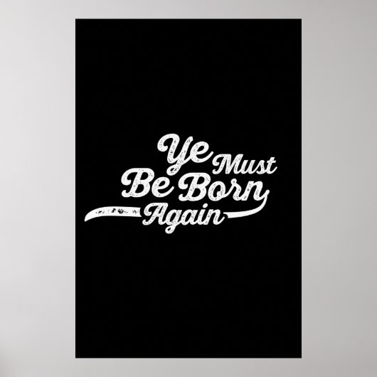 Ye moet opnieuw worden geboren poster (Voorkant)