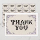 YE OLD FONT BEDANKKAART (Voorkant / Achterkant)