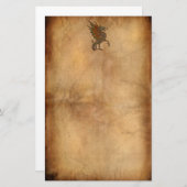 Ye Old Medieval Dragon Design Briefpapier (Voorkant / Achterkant)