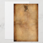Ye Old Medieval Dragon Design Briefpapier (Voorkant / Achterkant)
