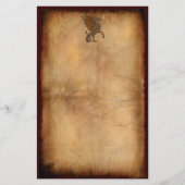 Ye Old Medieval Dragon Design Briefpapier (Voorkant)