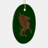 Ye Old Medieval Dragon Design Keramisch Ornament (Rechts)