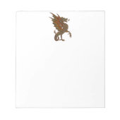 Ye Old Medieval Dragon Design Notitieblok (Voorkant)
