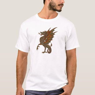 Ye Old Medieval Dragon Design T-shirt