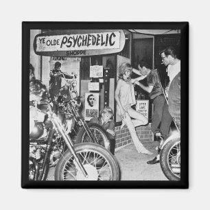 Ye Old Psychedelic Shoppe, Retro, Bikers, , Magneet