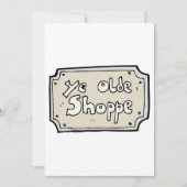 Ye Old Shoppe Sign Kaart (Voorkant)