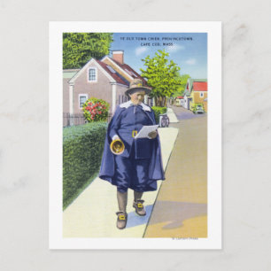 Ye Old Town Crier Ringing Bell Briefkaart