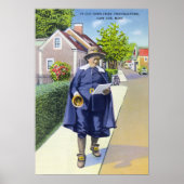 Ye Old Town Crier Ringing Bell Poster (Voorkant)