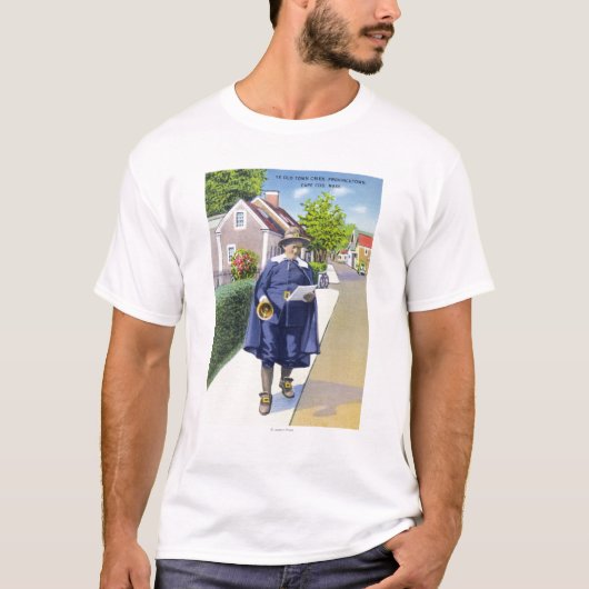 Ye Old Town Crier Ringing Bell T-shirt (Voorkant)
