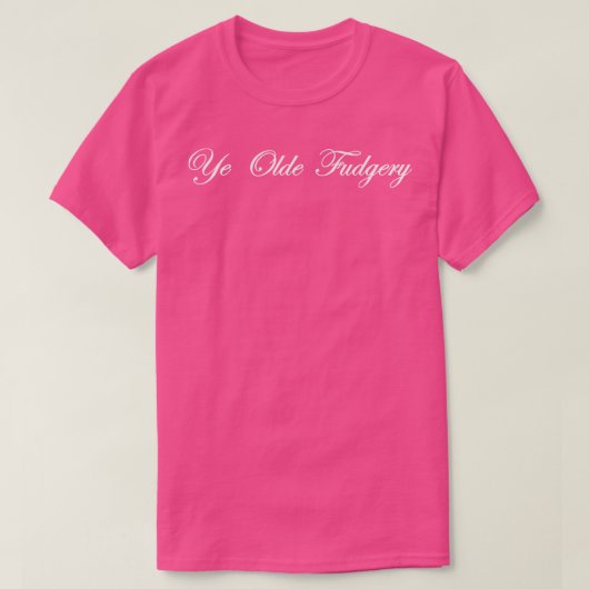 Ye Olde Fudgery 1 T-shirt (Design voorkant)
