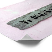 Ye Olde Jail Sign, Green Turtle Cay, Bahama's Poster (Hoek)