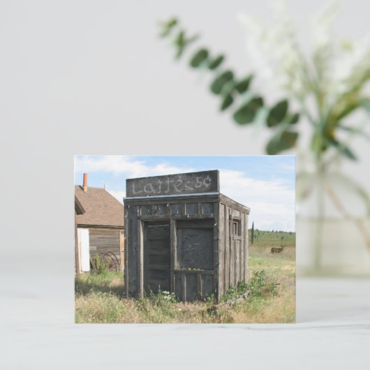 Ye Olde Latte Shoppe Briefkaart (Staand voorkant)