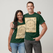 Ye Olde Nutmegger Verbrande Randen T-Shirt (Unisex)