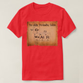 Ye olde Periodic tabel T-shirt (Design voorkant)