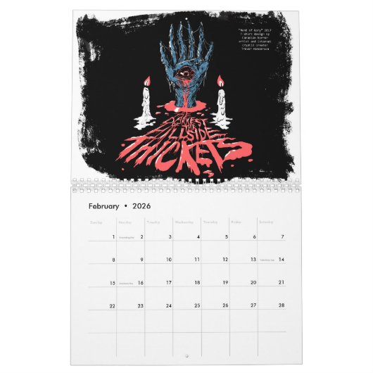 Ye Olde Thickets Kalender 2025 (Feb 2026)