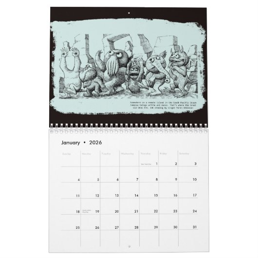 Ye Olde Thickets Kalender 2025 (Jan 2026)