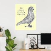 Ye Olde Tippler Pigeon Poster (Thuiskantoor)
