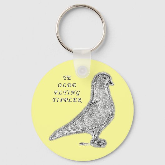 Ye Olde Tippler Pigeon Sleutelhanger (Voorkant)