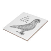 Ye Olde Tippler Pigeon Tegeltje (Zijkant)