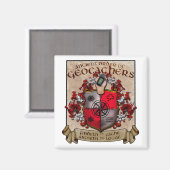 Ye Oude Orde van Geocachers magneet (Voorkant / Achterkant)