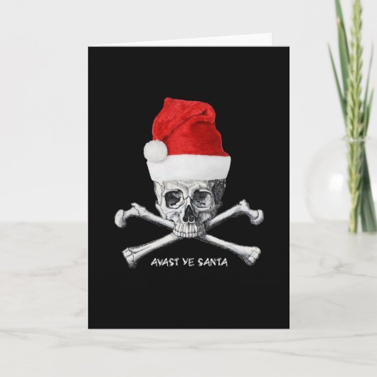 Ye van Avast de Kaart van Cristmas van de Piraat (Voorkant)
