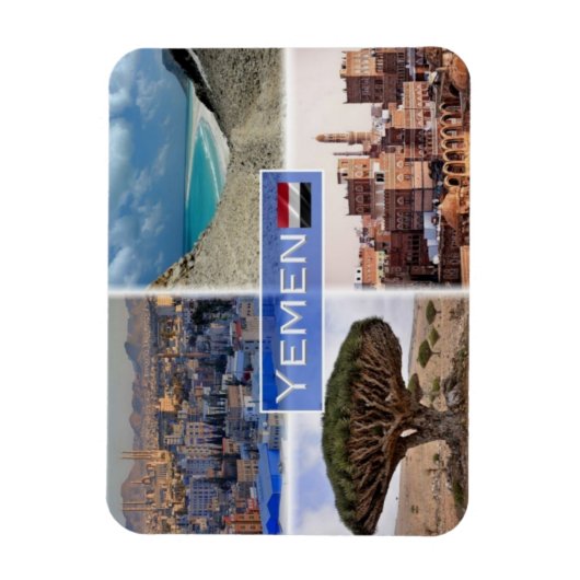 YE Yemen - Sana'a - Magneet (Verticaal)