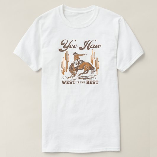 Yea-Haw Cowboy T-shirt (Design voorkant)