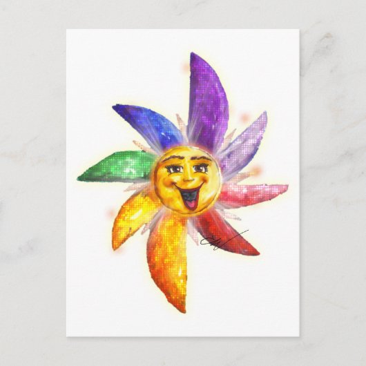 Yea, universum Briefkaart (Voorkant)