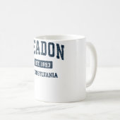 Yeadon Pennsylvania PA  sportontwerper Koffiemok (Voorkant rechts)