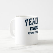 Yeadon Pennsylvania PA  sportontwerper Koffiemok (Voorkant links)