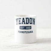 Yeadon Pennsylvania PA  sportontwerper Koffiemok (Center)