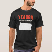 Yeadon Pennsylvania Verenigde Staten Amerikaanse s T-shirt (Voorkant)