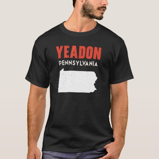 Yeadon Pennsylvania Verenigde Staten Amerikaanse s T-shirt (Voorkant)